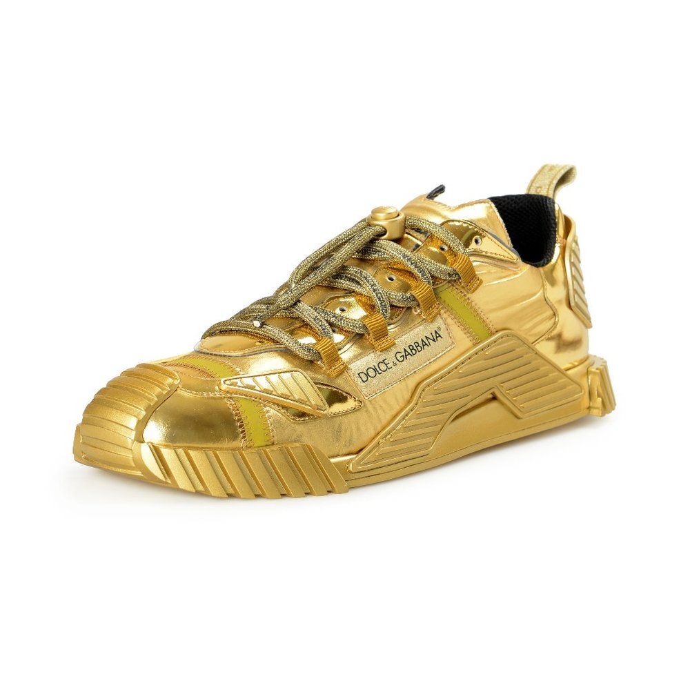 Dolce & Gabbana ゴールド スニーカー Dolce & Gabbana | Shoes | Dolce Gabbana Mens Gold Canvas Leather